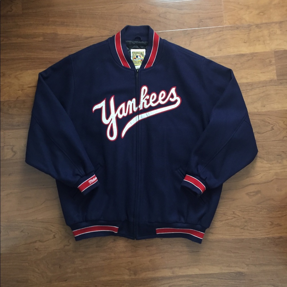 Yankees Mitchell & Ness throwback Jacket 100% wool